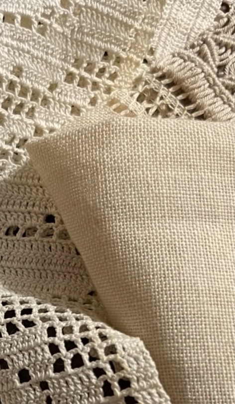 Dettaglio di tessitura a mano